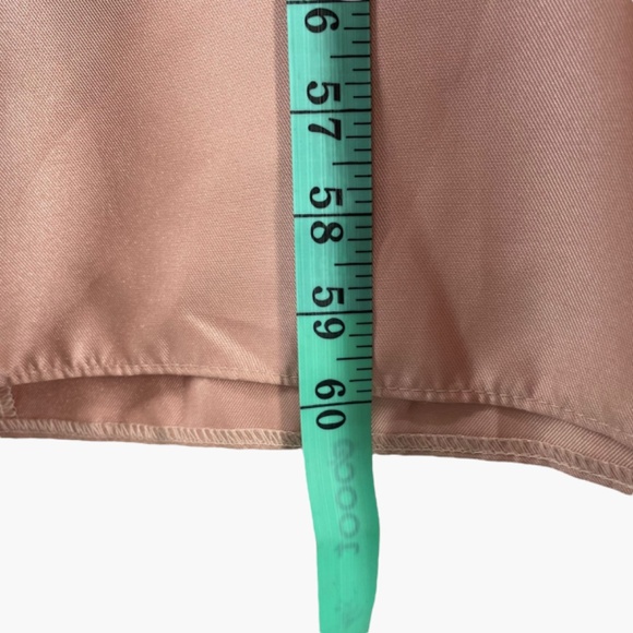 Alfred Sung Off the Shoulder Satin Maxi Dress in Toasted Sugar Pink - Picture 9 of 9